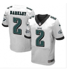 NEW Philadelphia Eagles #2 Matt Barkley White Mens Stitched NFL New Elite Jersey