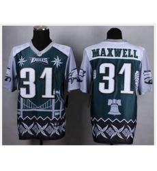NEW Philadelphia Eagles #31 Byron Maxwell Midnight Green Men's Stitched NFL Elite Noble Jersey