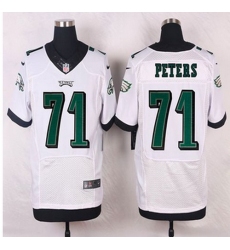 NEW Philadelphia Eagles #71 Jason Peters White Mens Stitched NFL Elite Jersey