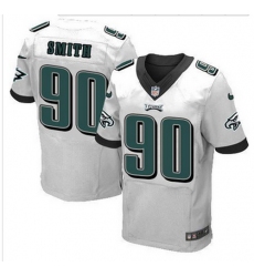 NEW Philadelphia Eagles #90 Marcus Smith White Mens Stitched NFL Elite Jersey