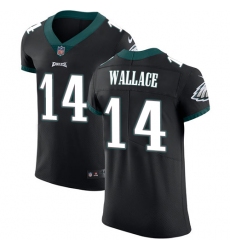 Nike Eagles #14 Mike Wallace Black Alternate Mens Stitched NFL Vapor Untouchable Elite Jersey