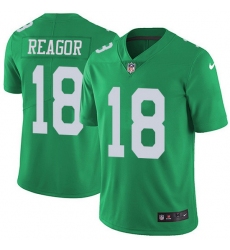 Nike Eagles 18 Jalen Reagor Green Men Stitched NFL Limited Rush Jersey