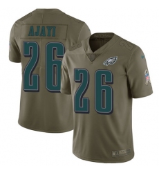 Nike Eagles #26 Jay Ajayi Olive Mens Stitched NFL Limited 2017 Salute To Service Jersey