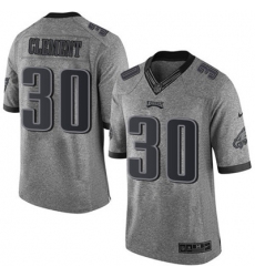 Nike Eagles #30 Corey Clement Gray Mens Stitched NFL Limited Gridiron Gray Jersey