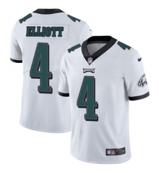 Nike Eagles #4 Jake Elliott White Mens Stitched NFL Vapor Untouchable Limited Jersey