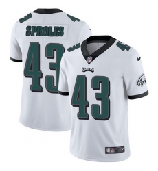 Nike Eagles #43 Darren Sproles White Mens Stitched NFL Vapor Untouchable Limited Jersey