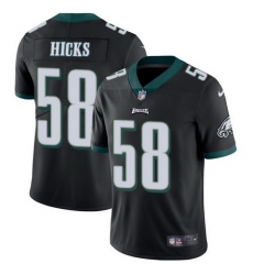 Nike Eagles #58 Jordan Hicks Black Alternate Mens Stitched NFL Vapor Untouchable Limited Jersey