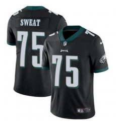 Nike Eagles #75 Josh Sweat Black Alternate Mens Stitched NFL Vapor Untouchable Limited Jersey