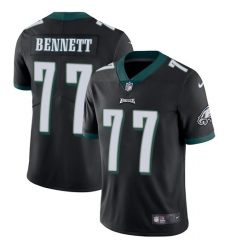 Nike Eagles #77 Michael Bennett Black Alternate Mens Stitched NFL Vapor Untouchable Limited Jersey