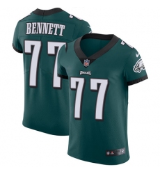 Nike Eagles #77 Michael Bennett Midnight Green Team Color Mens Stitched NFL Vapor Untouchable Elite Jersey