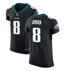 Nike Eagles #8 Donnie Jones Black Alternate Mens Stitched NFL Vapor Untouchable Elite Jersey