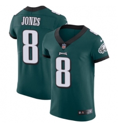 Nike Eagles #8 Donnie Jones Midnight Green Team Color Mens Stitched NFL Vapor Untouchable Elite Jersey