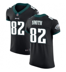 Nike Eagles #82 Torrey Smith Black Alternate Mens Stitched NFL Vapor Untouchable Elite Jersey