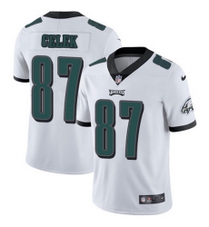 Nike Eagles #87 Brent Celek White Mens Stitched NFL Vapor Untouchable Limited Jersey