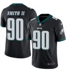 Nike Eagles #90 Marcus Smith II Black Mens Stitched NFL Limited Rush Jersey