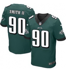 Nike Eagles #90 Marcus Smith II Midnight Green Team Color Mens Stitched NFL Elite Jersey