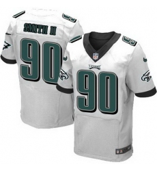 Nike Eagles #90 Marcus Smith II White Mens Stitched NFL Elite Jersey