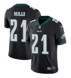 Nike Philadelphia Eagles 21 Jalen Mills Black Alternate Men Stitched NFL Vapor Untouchable Limited Jersey