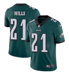 Nike Philadelphia Eagles 21 Jalen Mills Green Team Color Men Stitched NFL Vapor Untouchable Limited Jersey