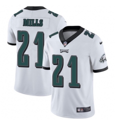 Nike Philadelphia Eagles 21 Jalen Mills White Men Stitched NFL Vapor Untouchable Limited Jersey