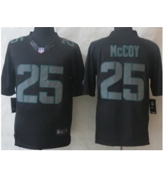 Nike Philadelphia Eagles 25 LeSean McCoy Black Impact Limited NFL Jersey