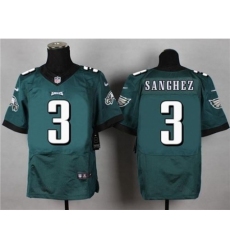 Nike Philadelphia Eagles 3 Mark Sanchez Green Elite NFL Jersey
