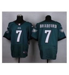 Nike Philadelphia Eagles 7 Sam Bradford Green Elite NFL Jersey