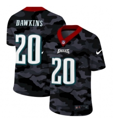 Philadelphia Eagles 20 Brian Dawkins Men Nike 2020 Black CAMO Vapor Untouchable Limited Stitched NFL Jersey