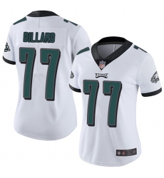 Eagles 77 Andre Dillard White Women Stitched Football Vapor Untouchable Limited Jersey