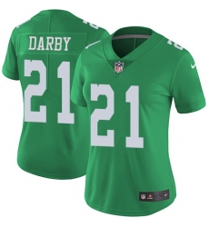 Nike Eagles #21 Ronald Darby Green Womens Stitched NFL Limited Rush Jersey