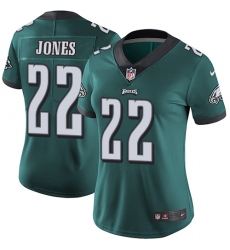 Nike Eagles #22 Sidney Jones Midnight Green Team Color Womens Stitched NFL Vapor Untouchable Limited Jersey
