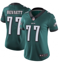 Nike Eagles #77 Michael Bennett Midnight Green Team Color Womens Stitched NFL Vapor Untouchable Limited Jersey