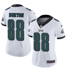 Nike Eagles #88 Trey Burton White Womens Stitched NFL Vapor Untouchable Limited Jersey