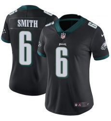 Nike Philadelphia Eagles 6 DeVonta Smith Black Alternate Women Stitched NFL Vapor Untouchable Limited Jersey
