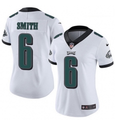 Nike Philadelphia Eagles 6 DeVonta Smith White Women Stitched NFL Vapor Untouchable Limited Jersey