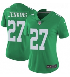 Womens Nike Philadelphia Eagles 27 Malcolm Jenkins Limited Green Rush Vapor Untouchable NFL Jersey