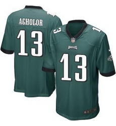 Nike Eagles #13 Nelson Agholor Midnight Green Team Color Youth Stitched NFL New Elite Jersey