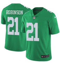 Nike Eagles #21 Patrick Robinson Green Youth Stitched NFL Limited Rush Jersey