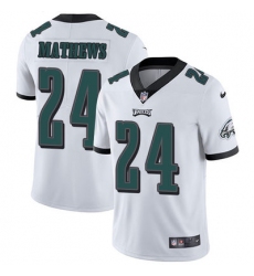 Nike Eagles #24 Ryan Mathews White Youth Stitched NFL Vapor Untouchable Limited Jersey
