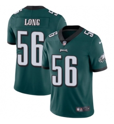 Nike Eagles #56 Chris Long Midnight Green Team Color Youth Stitched NFL Vapor Untouchable Limited Jersey