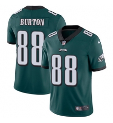 Nike Eagles #88 Trey Burton Midnight Green Team Color Youth Stitched NFL Vapor Untouchable Limited Jersey