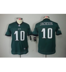 Nike Youth Philadelphia Eagles #10 Jackson Green Color Limited Jerseys