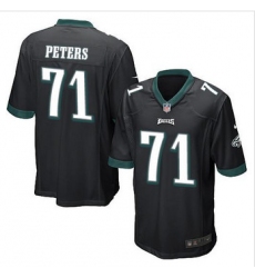 Youth NEW Eagles #71 Jason Peters Black Alternate Stitched NFL New Elite Jersey