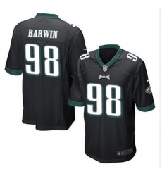 Youth NEW Eagles #98 Connor Barwin Black Alternate Stitched NFL New Elite Jersey