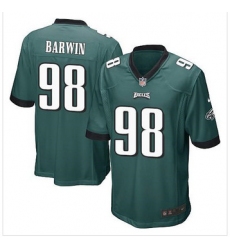 Youth NEW Eagles #98 Connor Barwin Midnight Green Team Color Stitched NFL New Elite Jersey