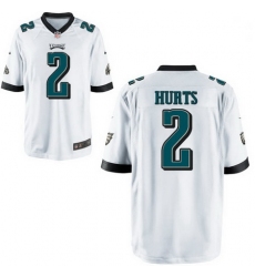 Youth Nike Eagles 2 Jalen Hurts White Vapor Limited Stitched NFL Jersey