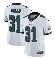 Youth Nike Eagles #31 Jalen Mills White Stitched NFL Vapor Untouchable Limited Jersey