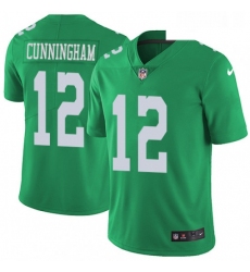 Youth Nike Philadelphia Eagles 12 Randall Cunningham Limited Green Rush Vapor Untouchable NFL Jersey