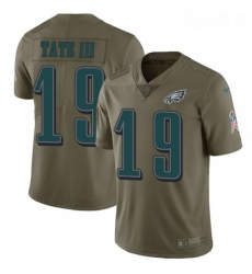 Youth Nike Philadelphia Eagles 19 Golden Tate III Limited Olive 2017 Salute to Service NFL Jerse