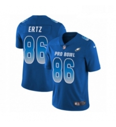 Youth Nike Philadelphia Eagles 86 Zach Ertz Limited Royal Blue NFC 2019 Pro Bowl NFL Jersey